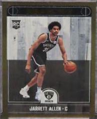 Jarrett Allen Gold #272 Basketball Cards 2017 Panini Hoops