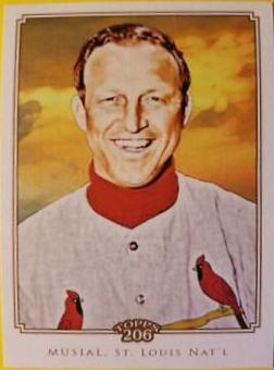 Stan Musial #26 Baseball Cards 2010 Topps 206