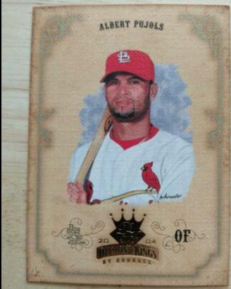 Albert Pujols #27 Baseball Cards 2004 Donruss Diamond Kings