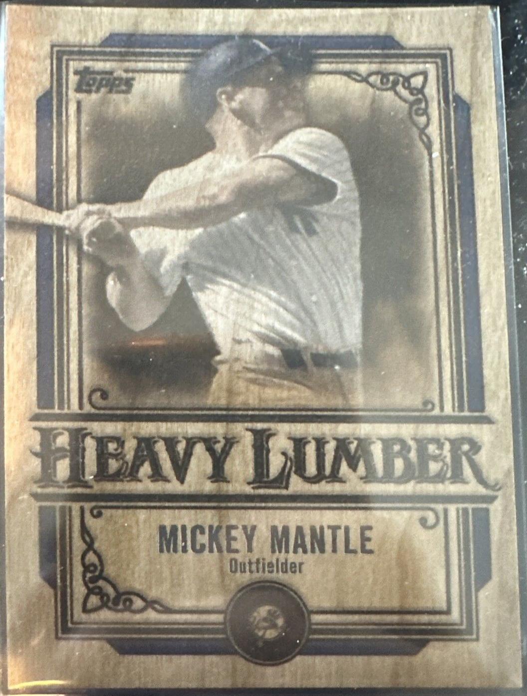 Mickey Mantle #HL-17 Baseball Cards 2025 Topps Heavy Lumber