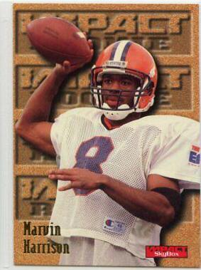 Marvin Harrison #165 Football Cards 1996 Skybox Impact