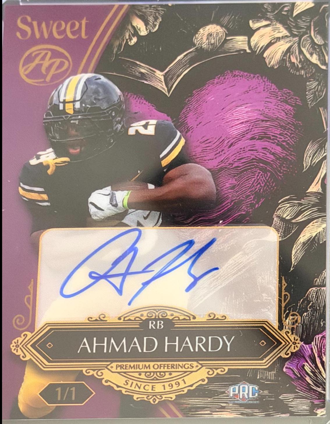Ahmad Hardy [Artist Proof] [Autograph] #SWWAVB2-AHA Prices [Rookie ...