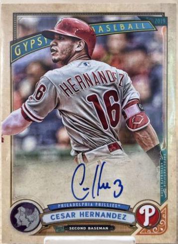 Cesar Hernandez #GQA-CH Baseball Cards 2019 Topps Gypsy Queen Autographs