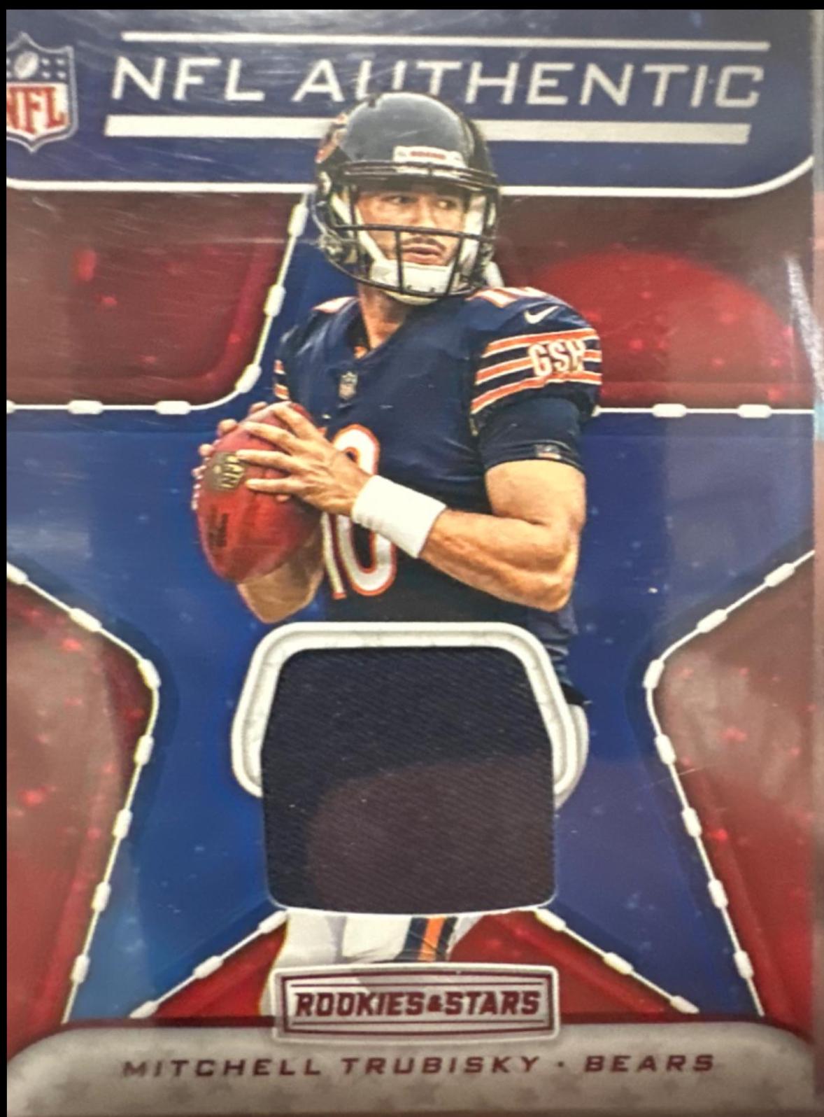 Mitchell Trubisky #NA-MT Football Cards 2019 Panini Rookies & Stars NFL Authentic Relics