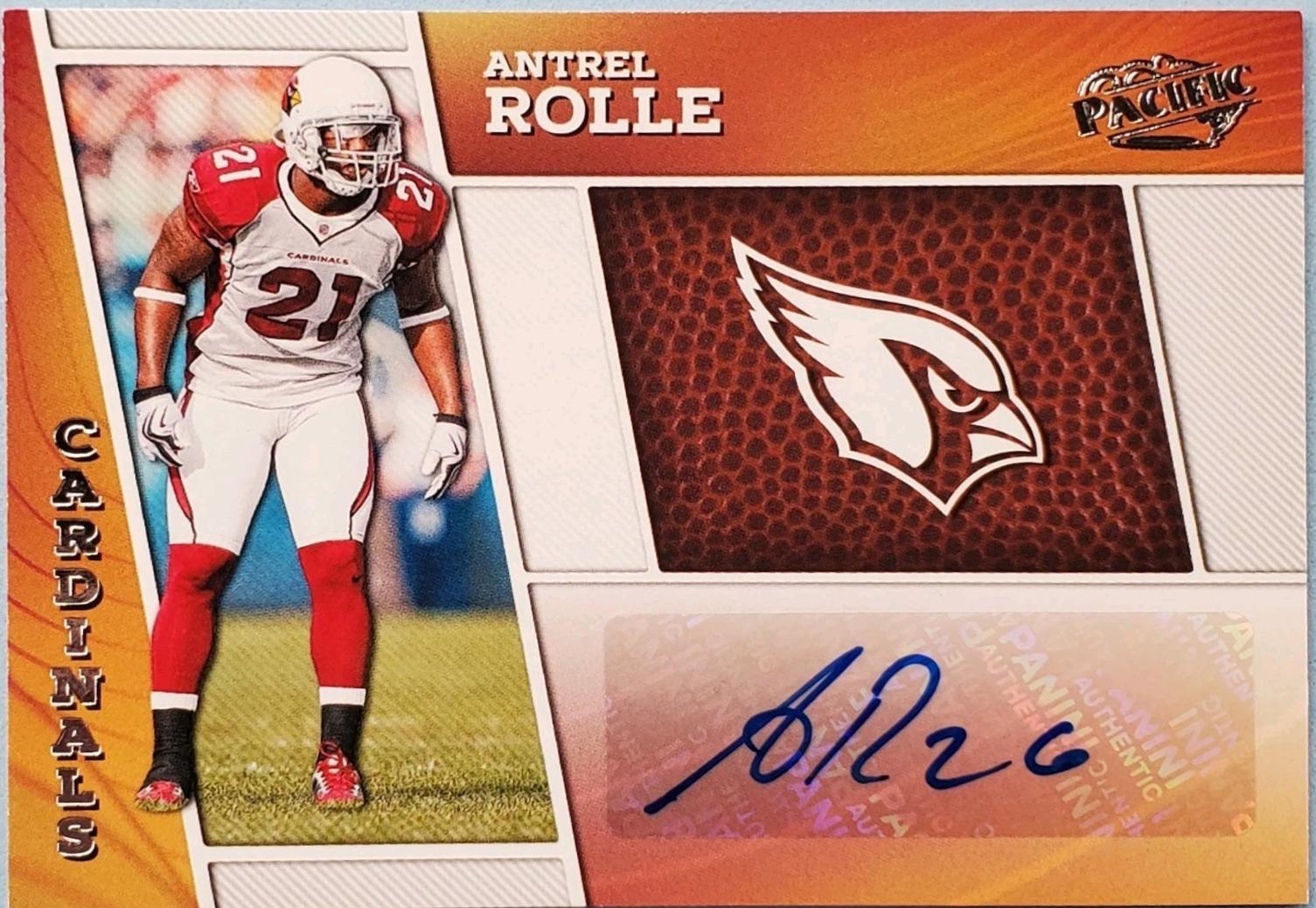 Antrel Rolle #PP-ARE Football Cards 2024 Panini Encore Pacific Penmanship