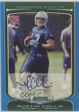 Austin Collie [Orange Refractor Autograph] #153