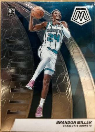 Brandon Miller #17 Basketball Cards 2023 Panini Mosaic Elevate