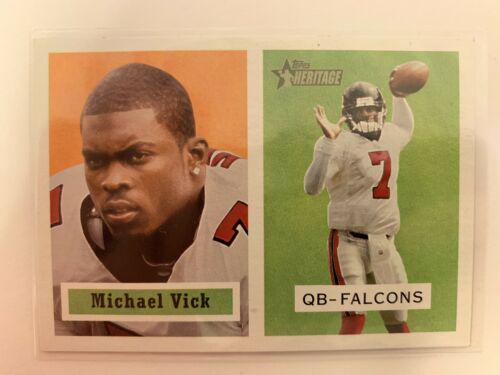 Michael Vick #5 Football Cards 2002 Topps Heritage