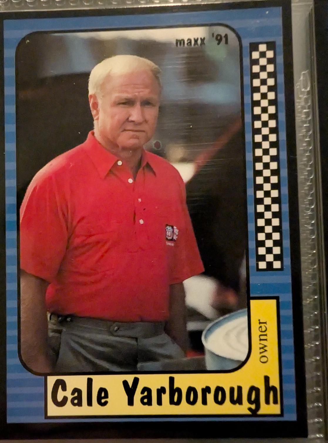Cale Yarborough #32 Racing Cards 1991 Maxx