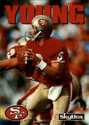 Steve Young #38 Football Cards 1992 Skybox Impact