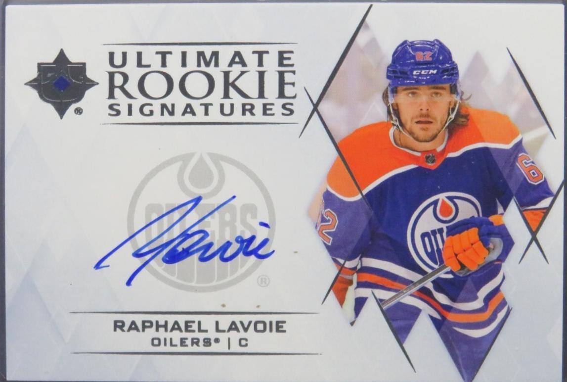 Raphael Lavoie #URS-RL Hockey Cards 2023 Upper Deck Ultimate Collection Rookie Signature