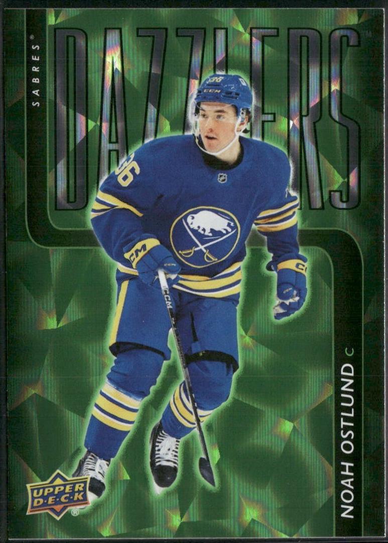 2025 Upper Deck Dazzlers Noah Ostlund [Green] #DZ-49 card