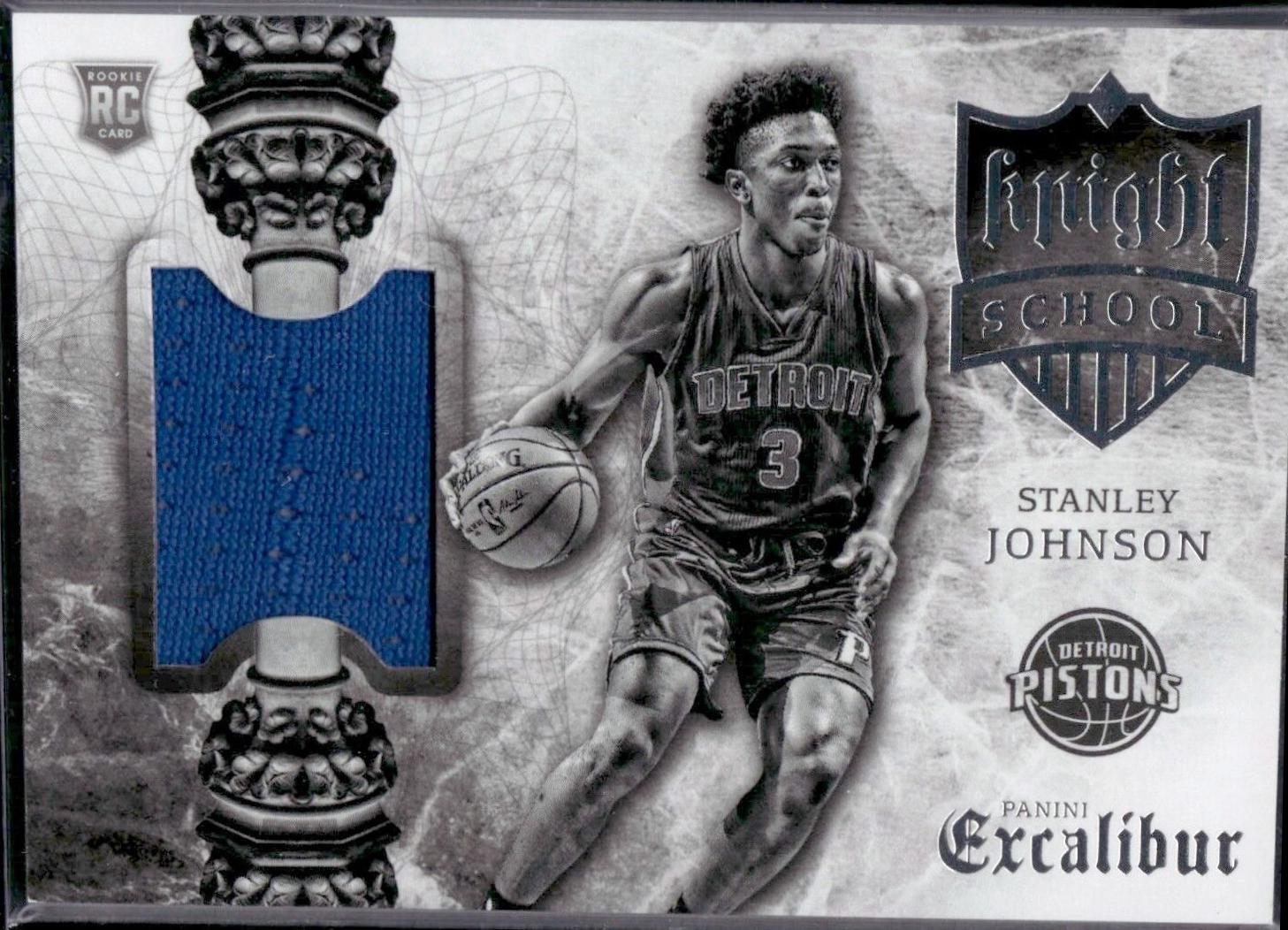 Stanley Johnson #19 Basketball Cards 2015 Panini Excalibur Knight School