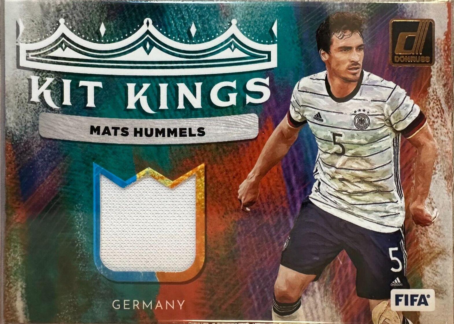 Mats Hummels #KK-MH Soccer Cards 2022 Panini Donruss Kit Kings