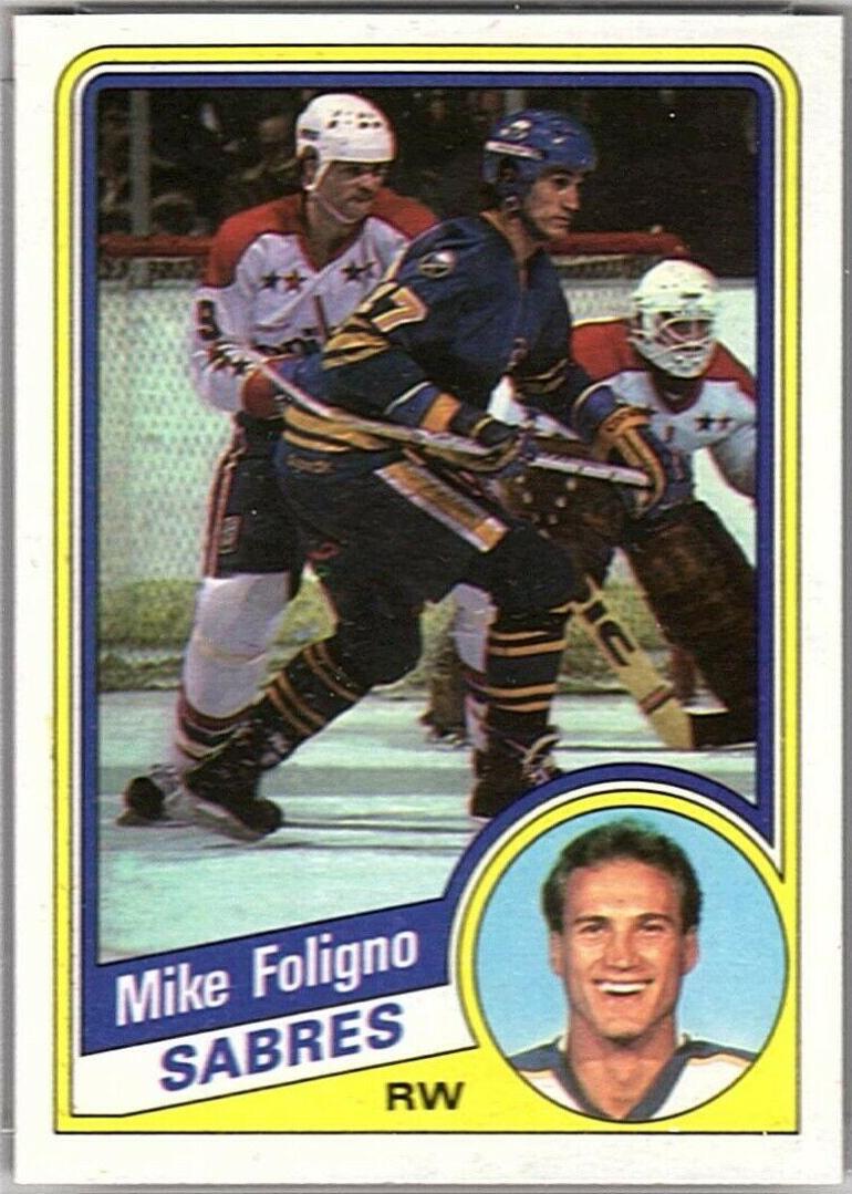 Mike Foligno #16 Hockey Cards 1984 Topps