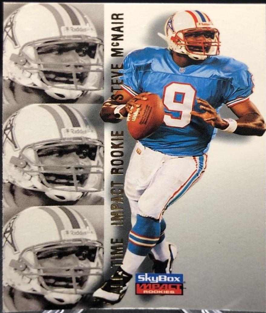 Steve McNair #92 Football Cards 1996 Skybox Impact Rookies