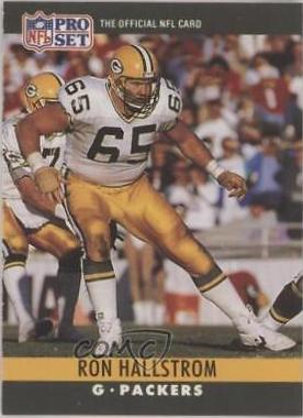 Ron Hallstrom #108 Football Cards 1990 Pro Set FACT Cincinnati