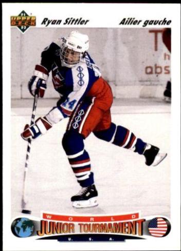Ryan Sittler #695 Hockey Cards 1991 Upper Deck