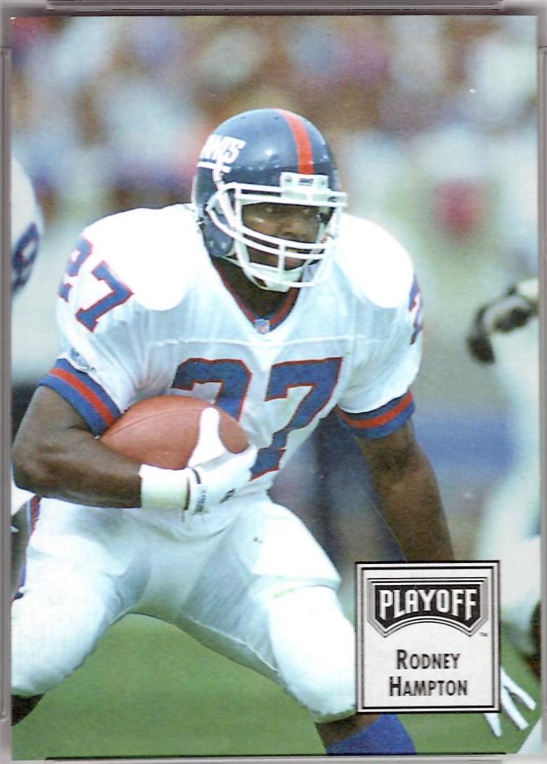Rodney Hampton #IV Football Cards 1993 Playoff Contenders Promo