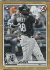 Luis Robert [Gold] #18 Baseball Cards 2020 Bowman Prices