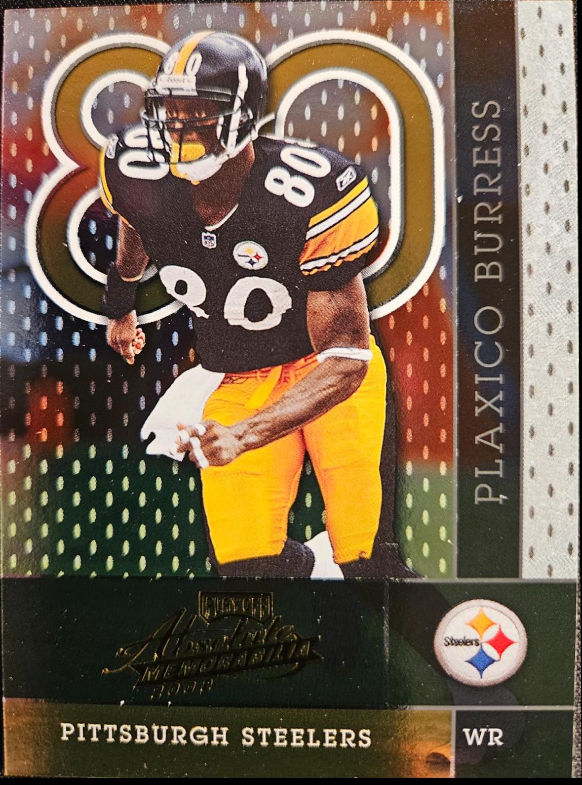 Plaxico Burress #105 2002 Playoff Absolute Memorabilia Football