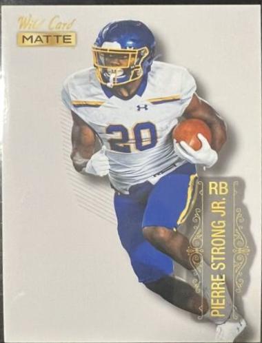Pierre Strong Jr. #MB-100 Football Cards 2022 Wild Card Matte