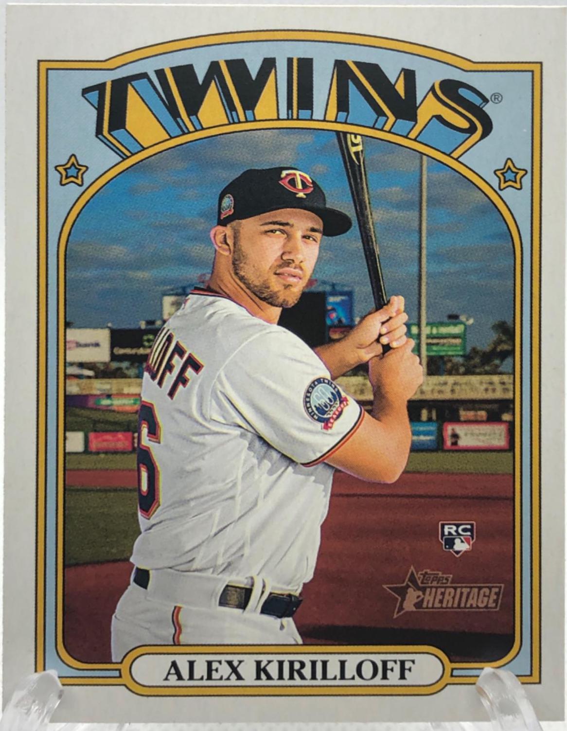 Alex Kirilloff #546 Baseball Cards 2021 Topps Heritage