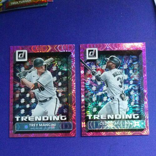 Cedric Mullins #T-4 Baseball Cards 2022 Panini Donruss Trending
