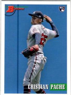 Cristian Pache #13 Baseball Cards 2021 Bowman Heritage