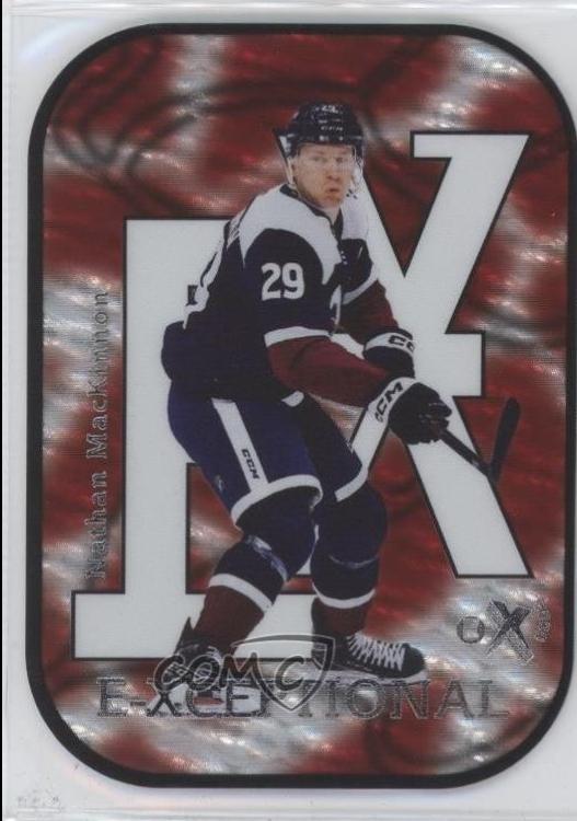 Nathan MacKinnon #6 2023 Skybox E X 2000 E Xceptional Hockey