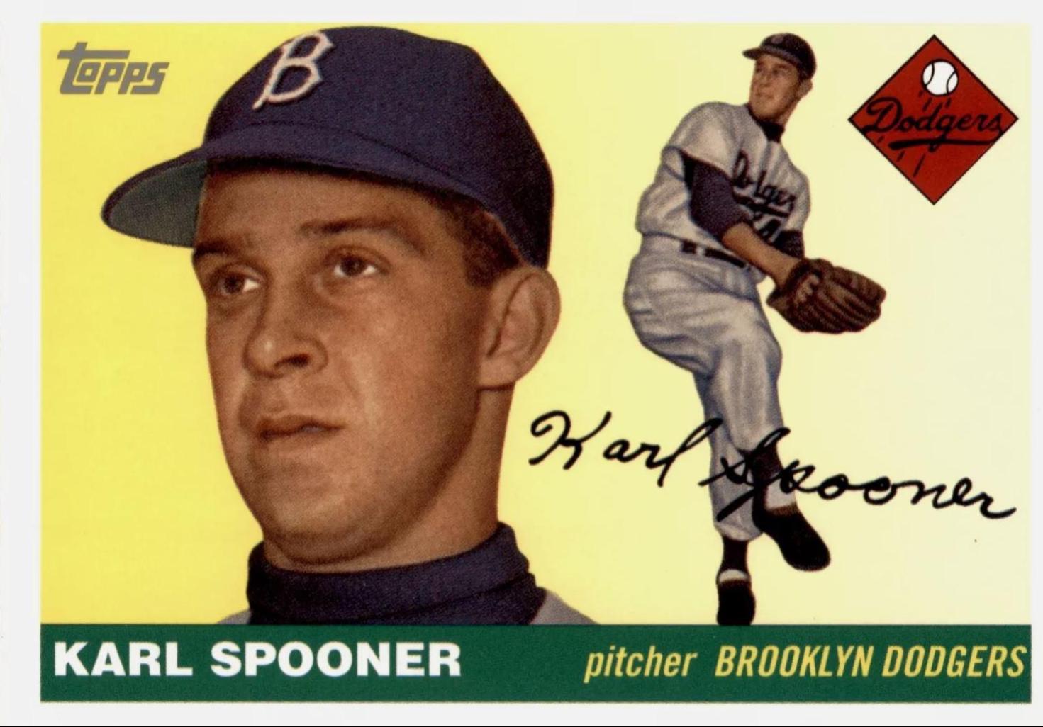 Karl Spooner #DB-KS Baseball Cards 2005 Topps Dem Bums