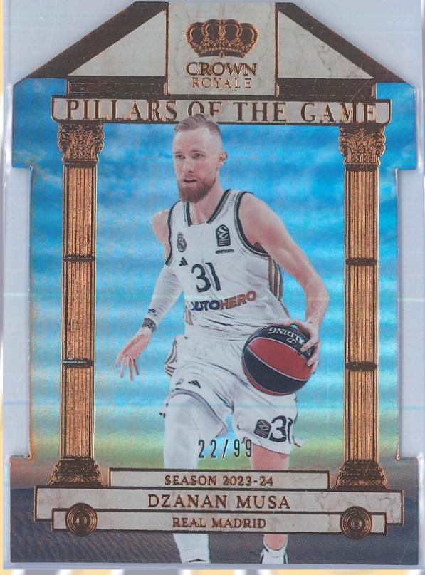 Dzanan Musa #22 2023 Panini Crown Royale Euroleague Basketball