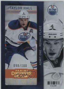 Taylor Hall #97 Hockey Cards 2013 Panini Contenders
