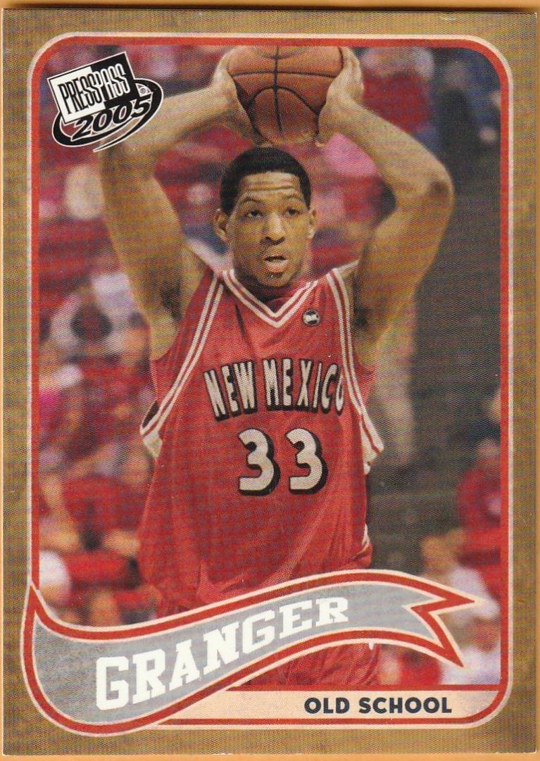 Danny Granger #9 Basketball Cards 2005 Press Pass Old School