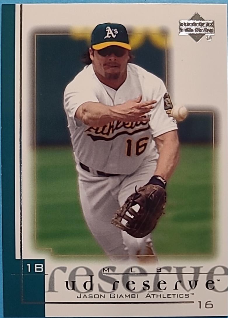 Jason Giambi #7 2001 Upper Deck Reserve Baseball