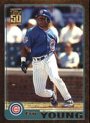 Eric Young #53 Baseball Cards 2001 Topps Gold