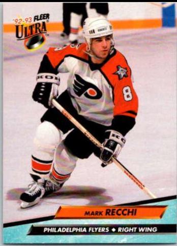 Mark Recchi #158 Hockey Cards 1992 Ultra