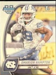 Omarion Hampton #198 Football Cards 2024 Bowman Chrome University