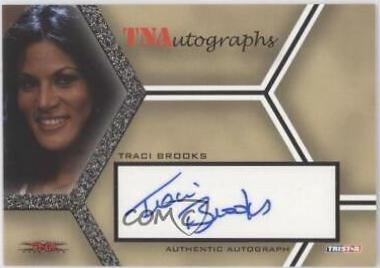 Traci Brooks #A-TB Wrestling Cards 2008 TriStar TNA Impact Autographs