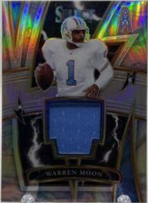 Warren Moon #SP-WMO Football Cards 2021 Panini Select Sparks Relics
