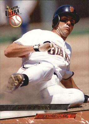 Will Clark #130 Baseball Cards 1993 Ultra
