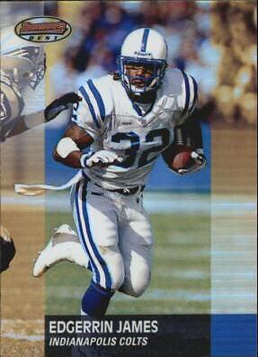 Edgerrin James #4 Football Cards 2001 Bowman's Best