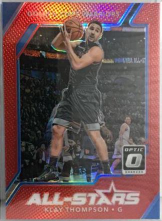 Klay Thompson #8 Basketball Cards 2017 Panini Donruss Optic All-Stars