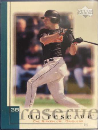 Cal Ripken Jr. #35 Baseball Cards 2001 Upper Deck Reserve