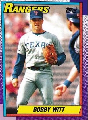 Bobby Witt #166 Baseball Cards 1990 Topps
