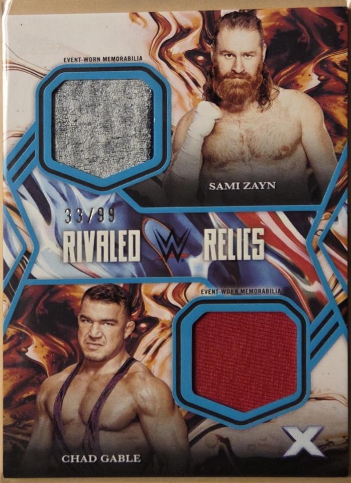 Chad Gable / Sami Zayn [Aqua] #RR-ZG Prices | 2025 Topps Exalted