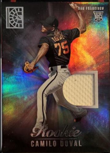 Camilo Doval #RM-CD Baseball Cards 2022 Panini Capstone Rookie Materials