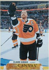 Claude Giroux #C60 Hockey Cards 2020 Upper Deck UD Canvas Prices
