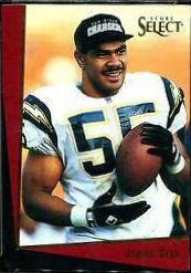 Junior Seau #24 Football Cards 1993 Panini Select