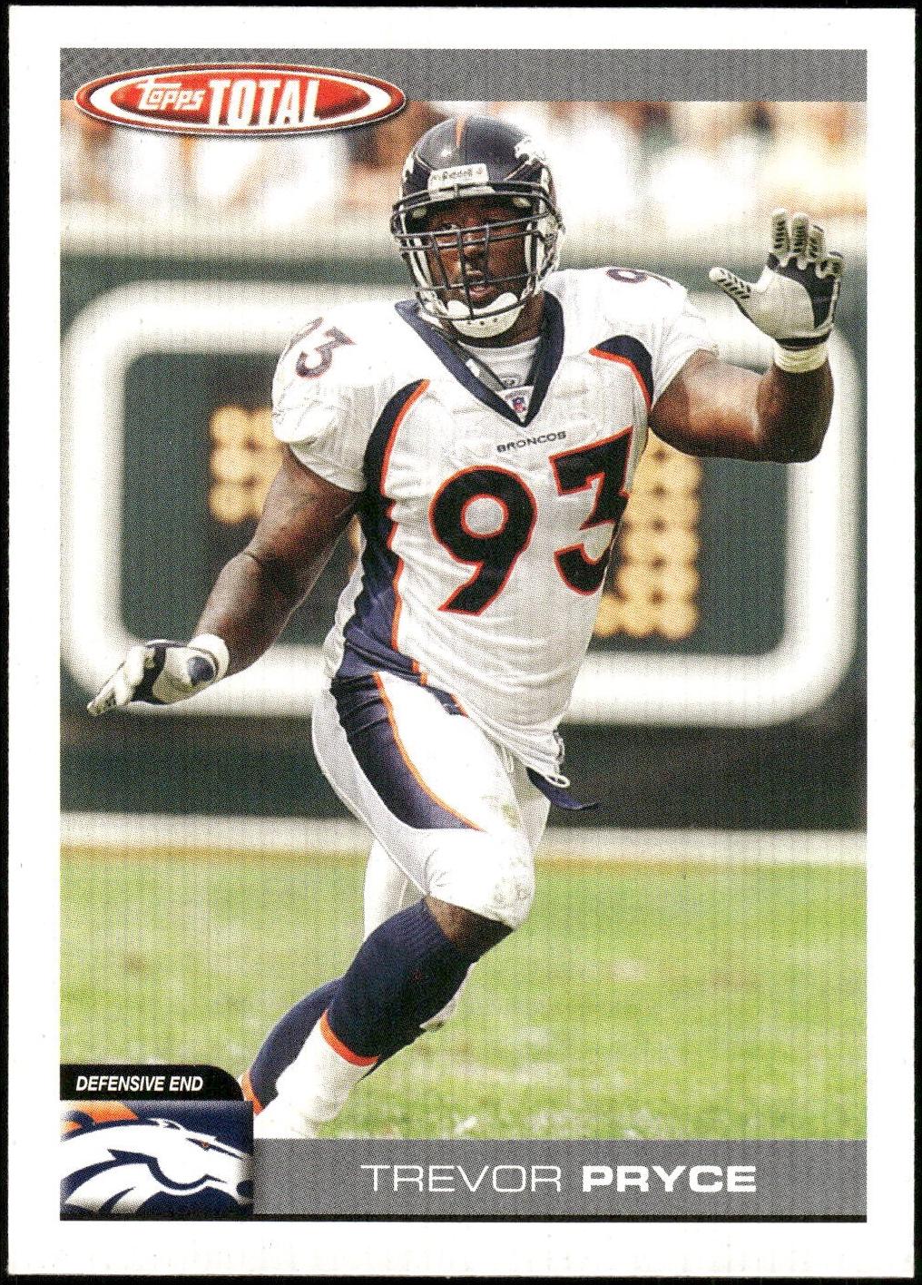 Trevor Pryce #108 2004 Topps Total Football